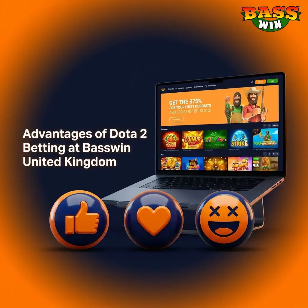Basswin Dota 2 betting advantages for UK players including welcome bonus, mobile app, and competitive odds