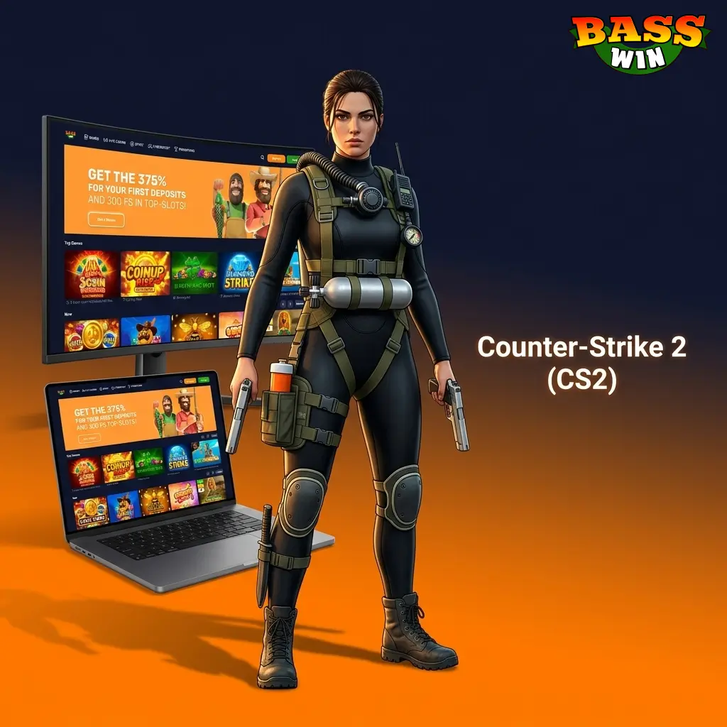 Counter-Strike 2 CS2 tactical 5v5 shooter with bomb site maps and Basswin betting markets for majors and ESL Pro League