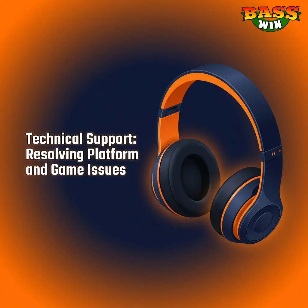 Basswin technical support team resolving platform issues, game errors, login faults, and mobile access problems via live chat or email