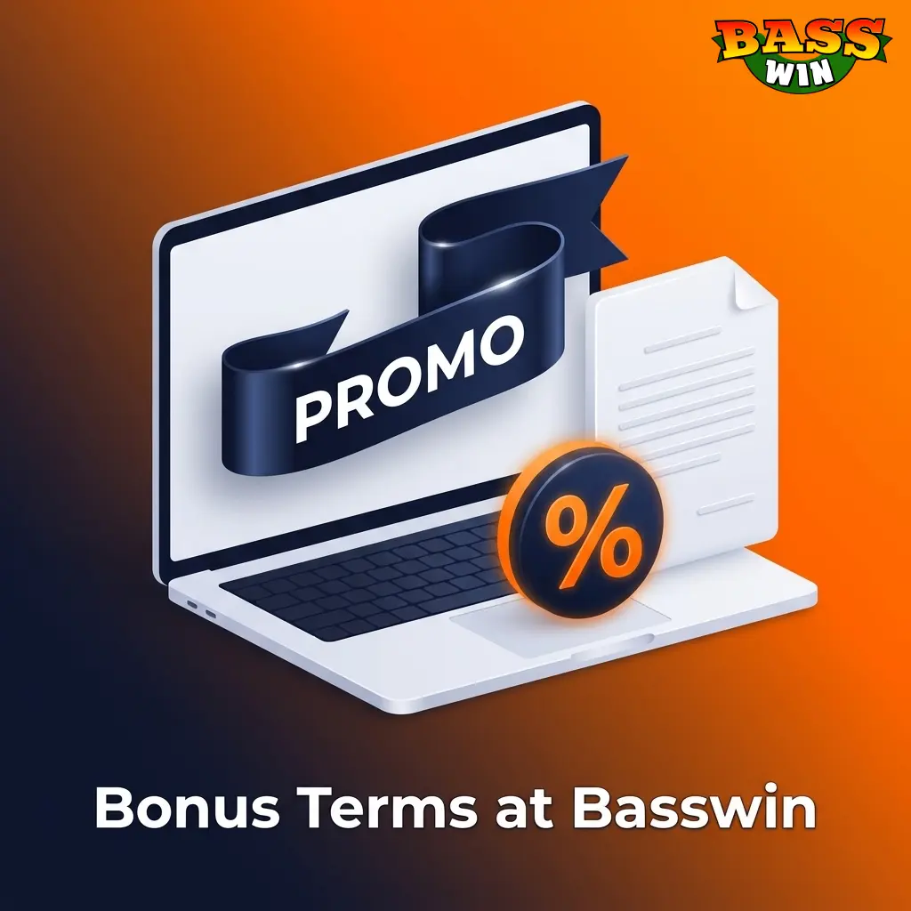 Basswin bonus terms including wagering requirements, deposit minimums, and free spins conditions for UK players