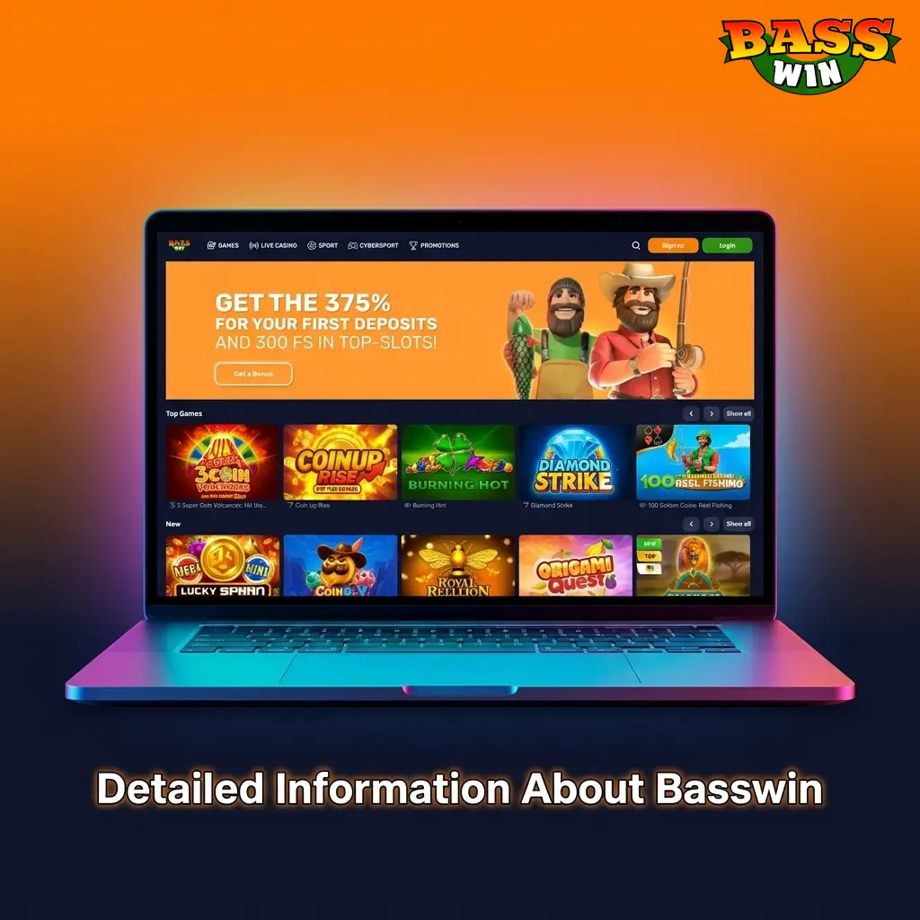 Basswin platform for UK players offering sports betting, casino gaming, SSL security, and mobile apps for Android and iOS