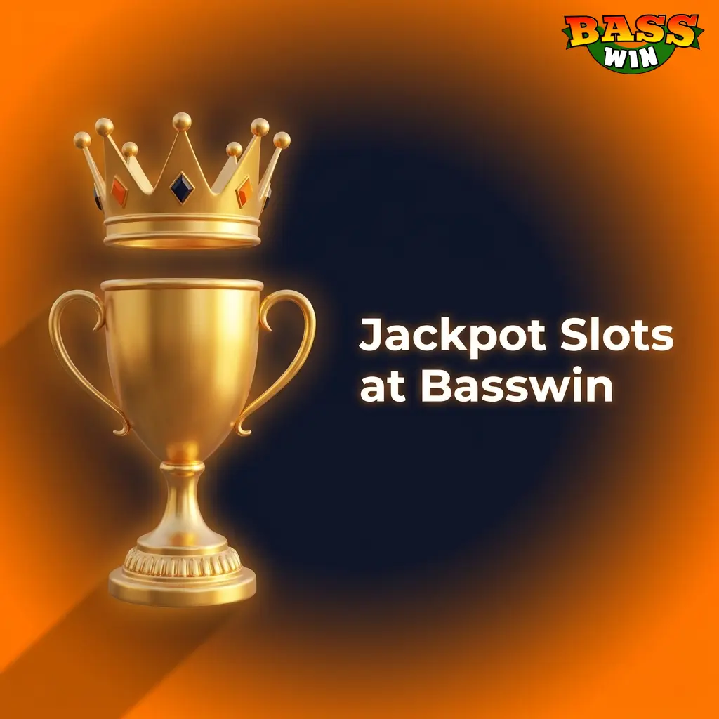 Basswin jackpot slots lobby featuring Mega Moolah, Divine Fortune and Age of the Gods with prize pools over £1 million