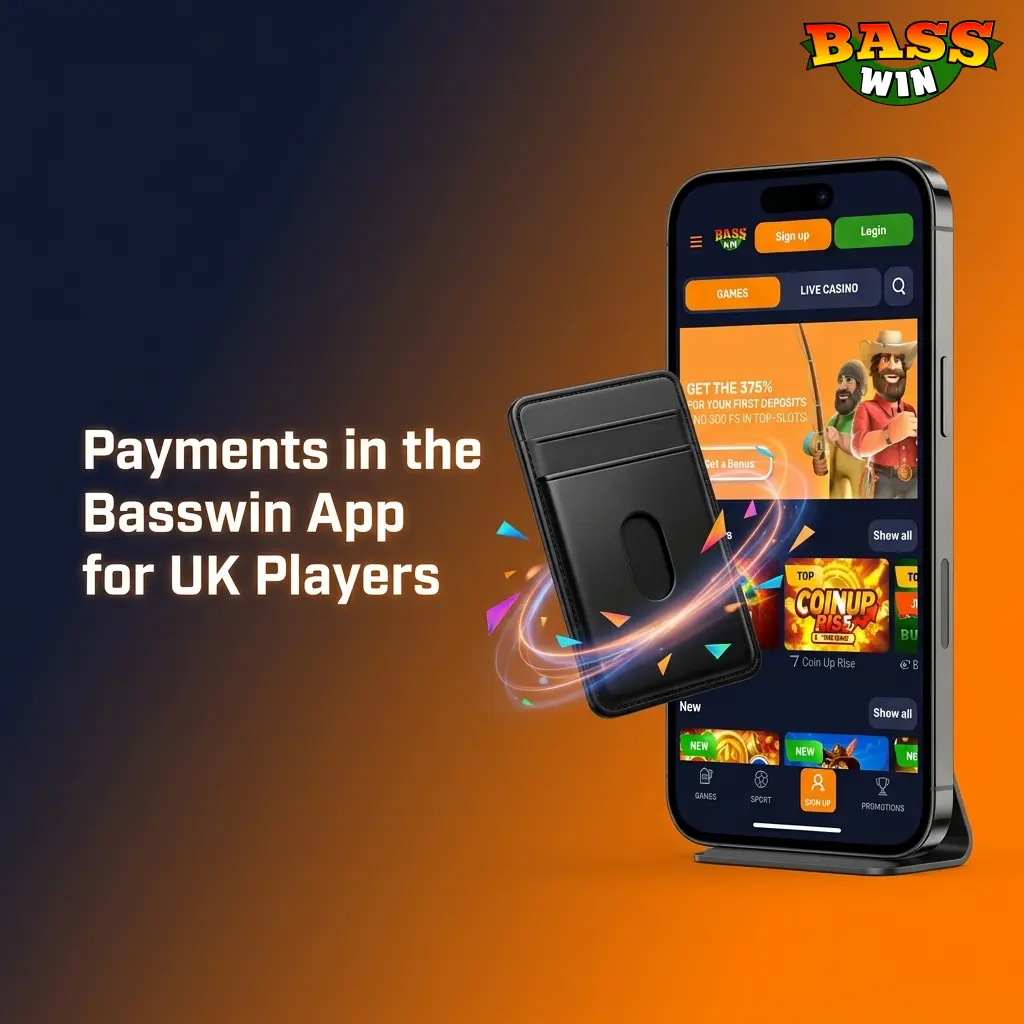 Basswin app payment methods for UK players including Visa, Mastercard, Apple Pay, Bank Transfer, and cryptocurrencies