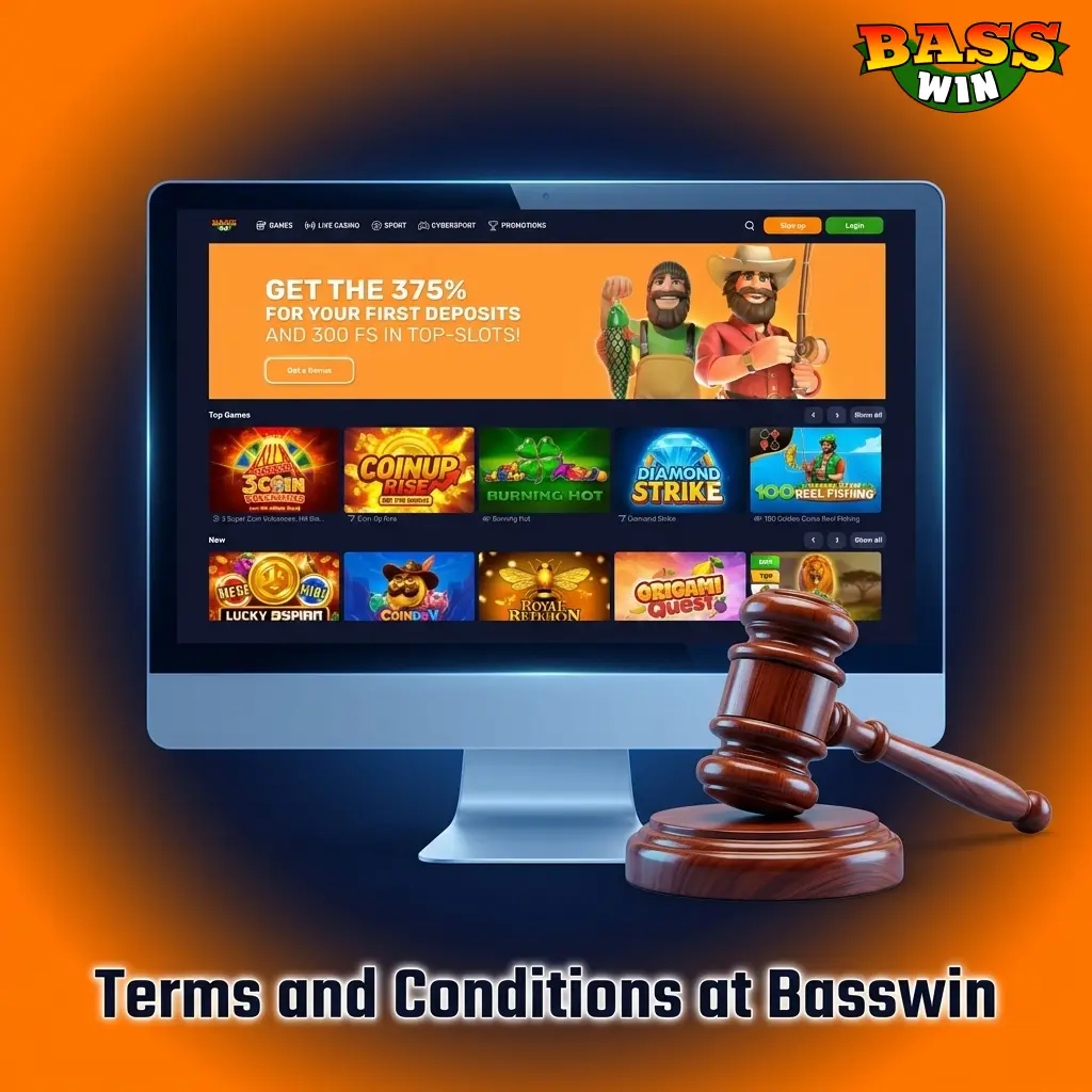 Basswin Terms and Conditions rules for UK players covering age limits, accounts, bonuses, and verification